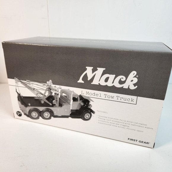 First Gear US Postal Mack L-Model Wrecker Tow Truck & Box 19-3222 1:34 USPS - Picture 13 of 14